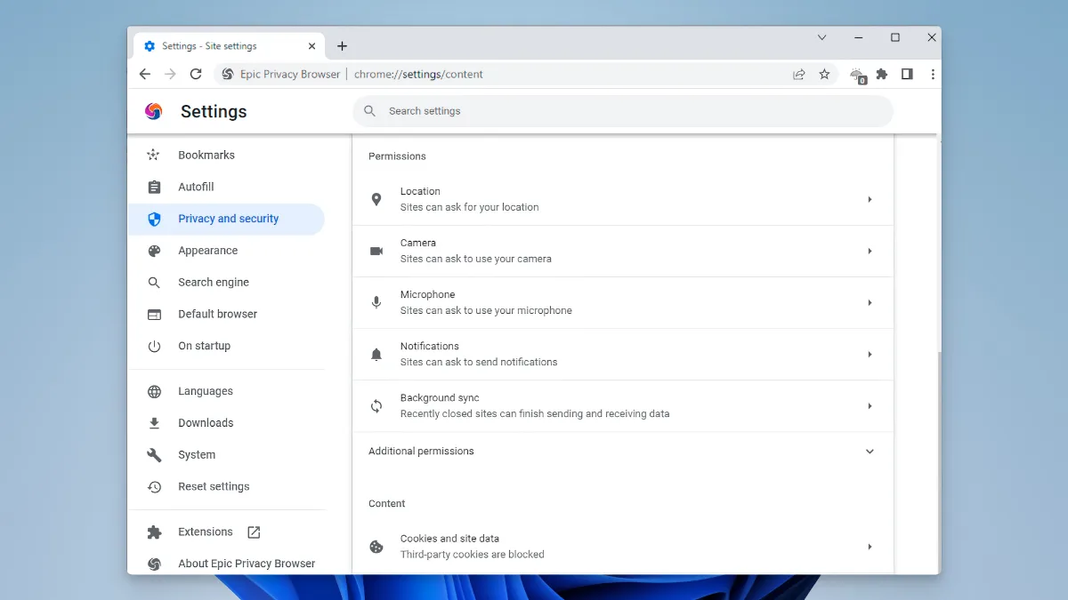 에픽 브라우저 다운로드 - Epic Privacy Browser_01