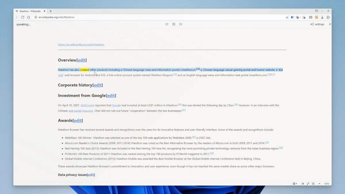 맥스톤 브라우저 다운로드 - Maxthon_01