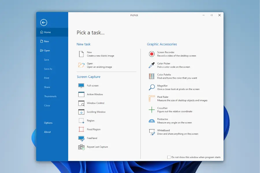픽픽 다운로드 - PicPick_01